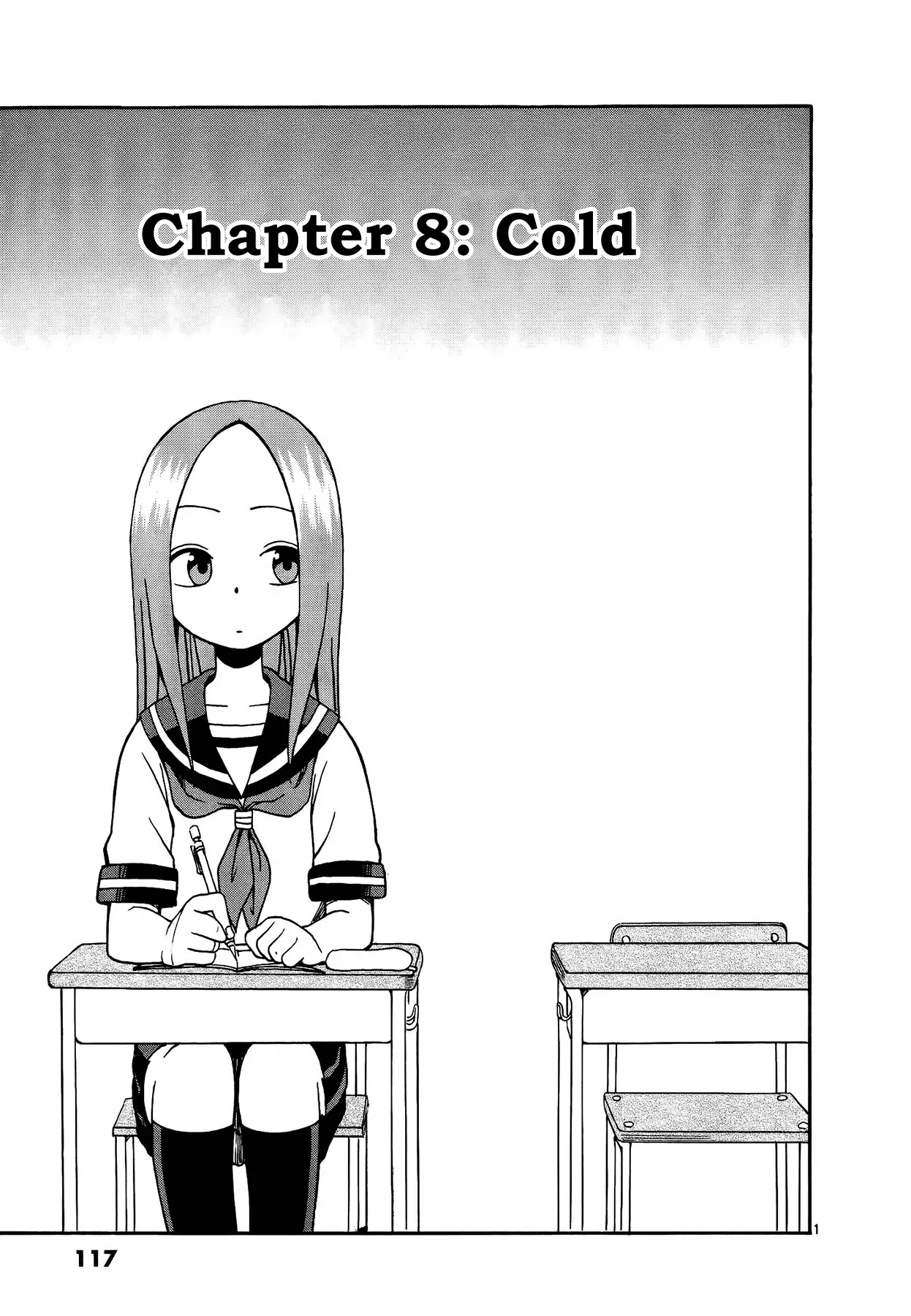 Karakai Jouzu no Takagi-san Chapter 8 page 2 - Chapter 8: Cold