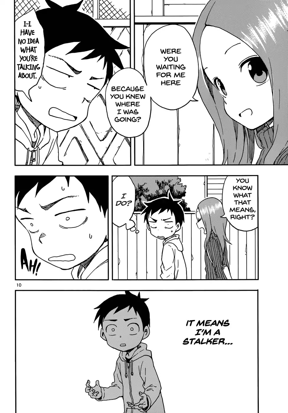Karakai Jouzu no Takagi-san Chapter 80 page 10 - Chapter 80: Counting Steps
