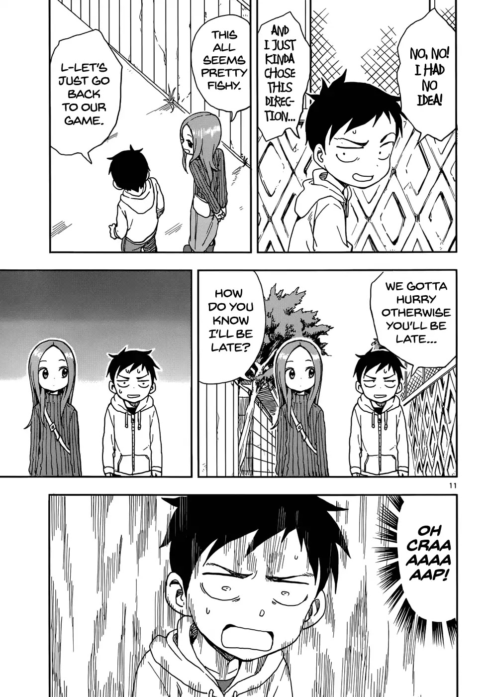 Karakai Jouzu no Takagi-san Chapter 80 page 11 - Chapter 80: Counting Steps