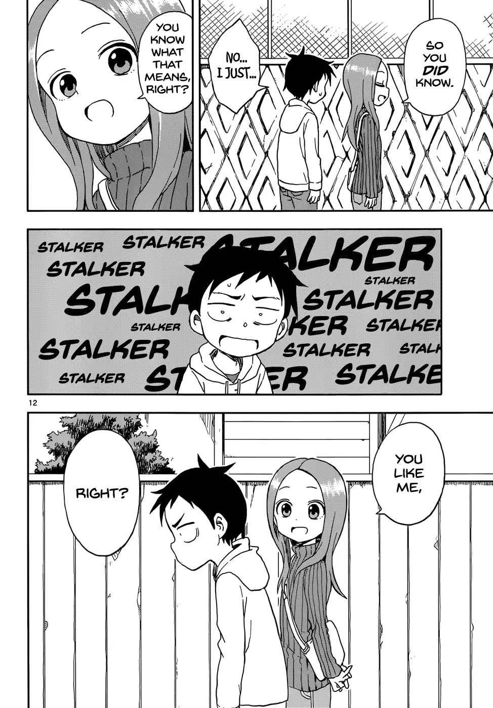Karakai Jouzu no Takagi-san Chapter 80 page 12 - Chapter 80: Counting Steps