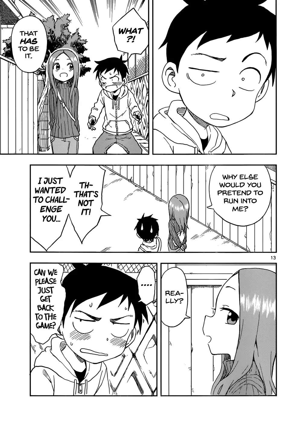 Karakai Jouzu no Takagi-san Chapter 80 page 13 - Chapter 80: Counting Steps