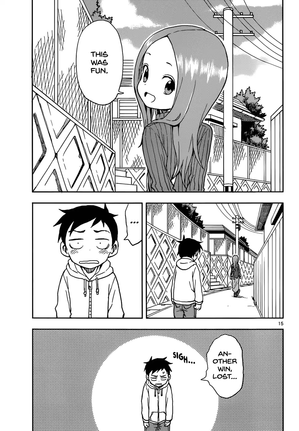 Karakai Jouzu no Takagi-san Chapter 80 page 15 - Chapter 80: Counting Steps