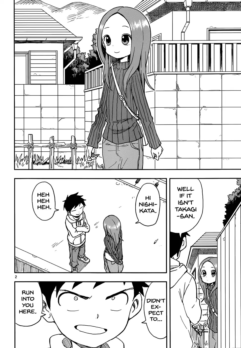 Karakai Jouzu no Takagi-san Chapter 80 page 2 - Chapter 80: Counting Steps