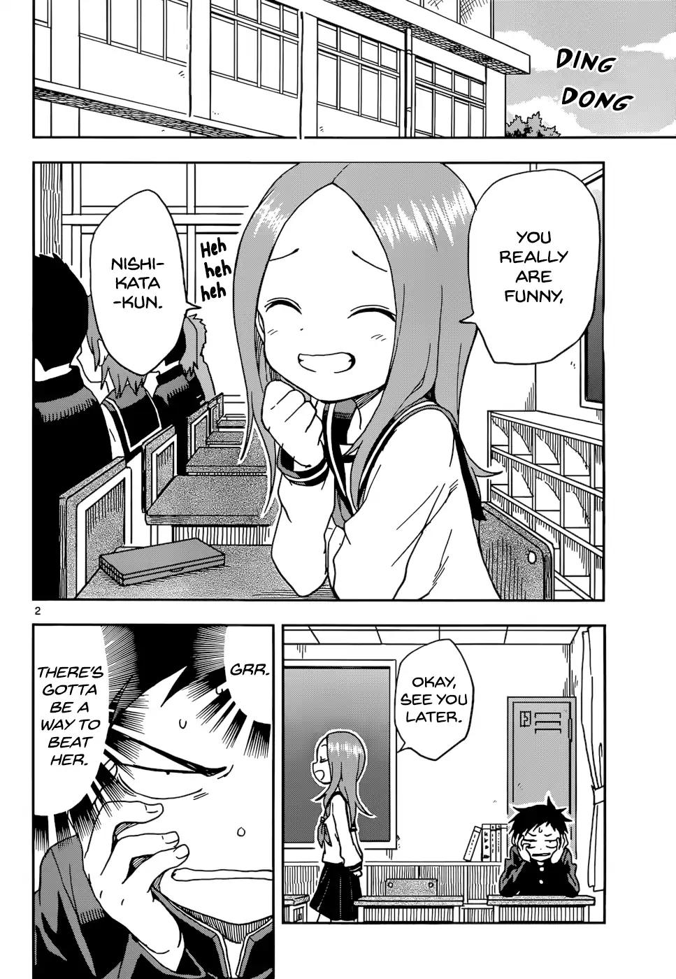 Karakai Jouzu no Takagi-san Chapter 81 page 2 - Chapter 81: Dropping Honorifics