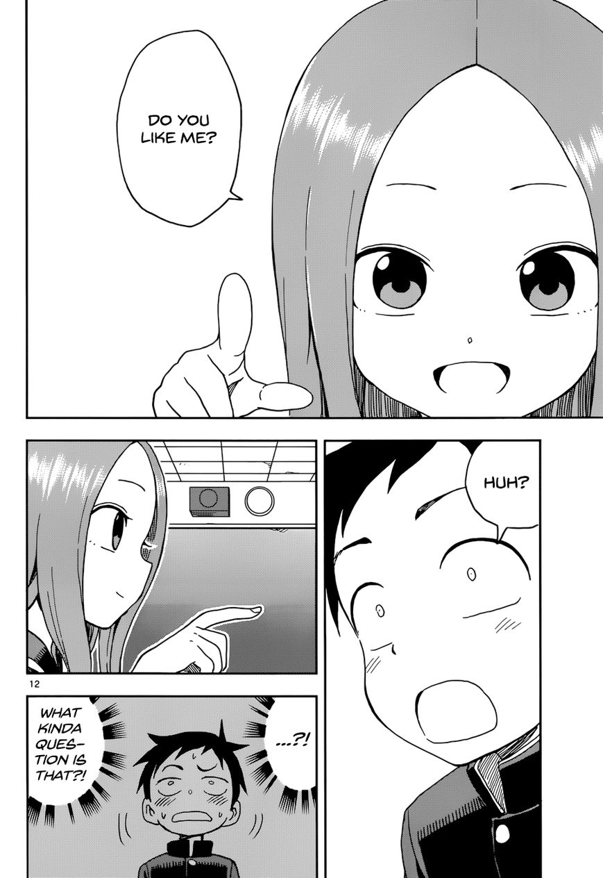 Karakai Jouzu no Takagi-san Chapter 82 page 13 - Chapter 82: Acchi Muite Hoi