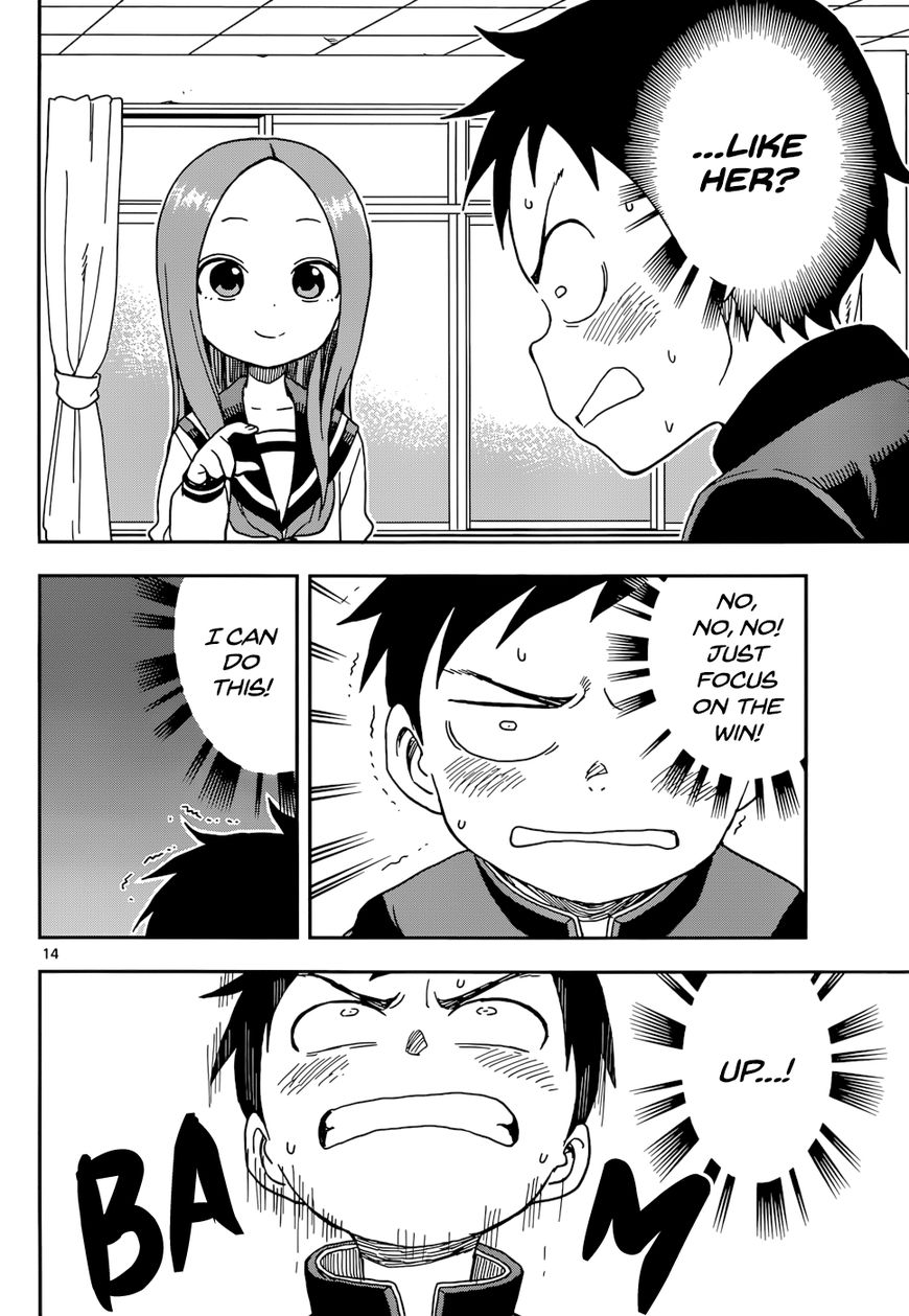 Karakai Jouzu no Takagi-san Chapter 82 page 15 - Chapter 82: Acchi Muite Hoi