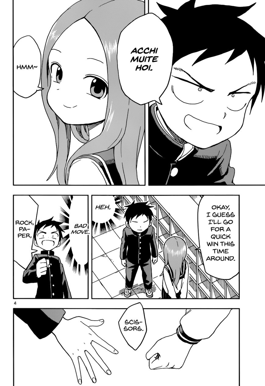 Karakai Jouzu no Takagi-san Chapter 82 page 5 - Chapter 82: Acchi Muite Hoi