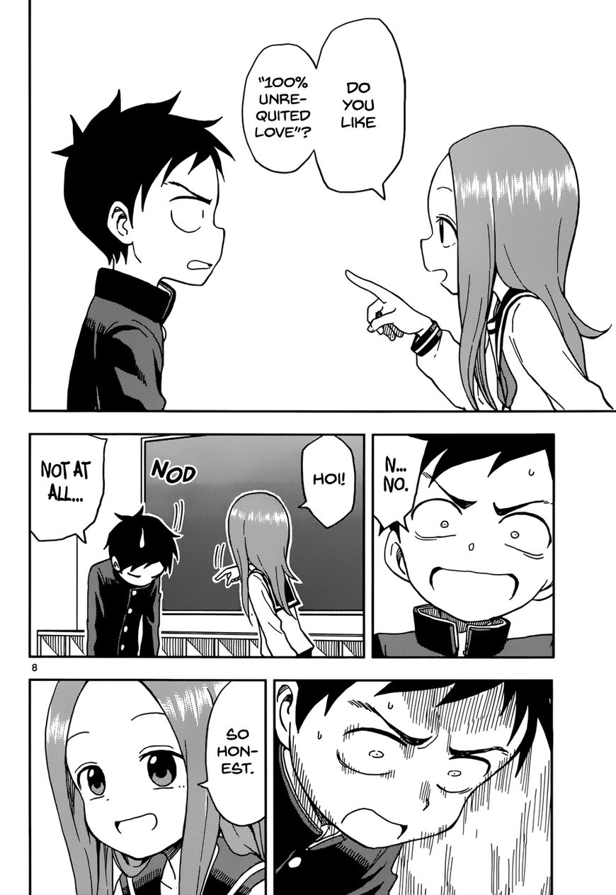 Karakai Jouzu no Takagi-san Chapter 82 page 9 - Chapter 82: Acchi Muite Hoi