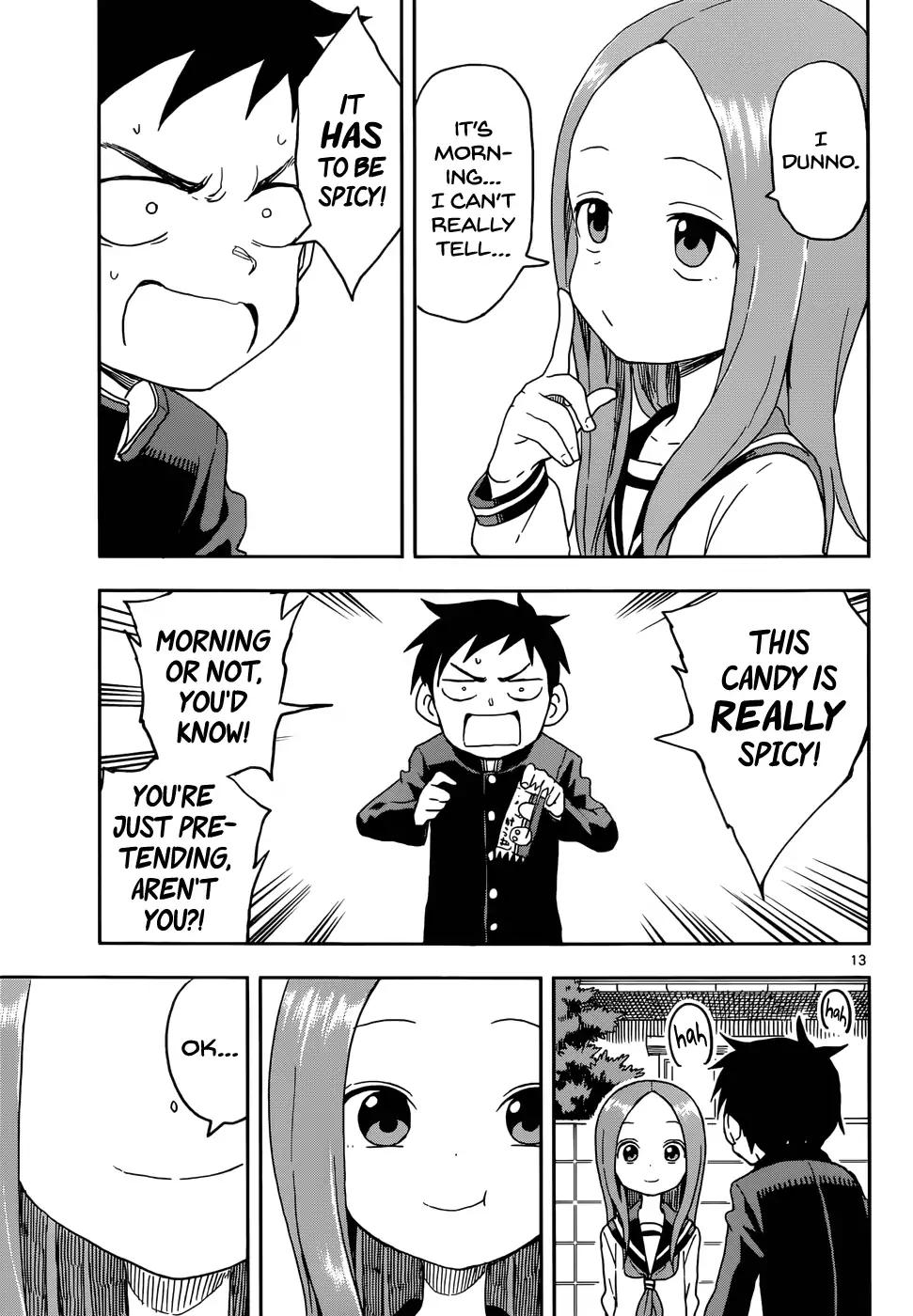 Karakai Jouzu no Takagi-san Chapter 83 page 14 - Chapter 83: Candy