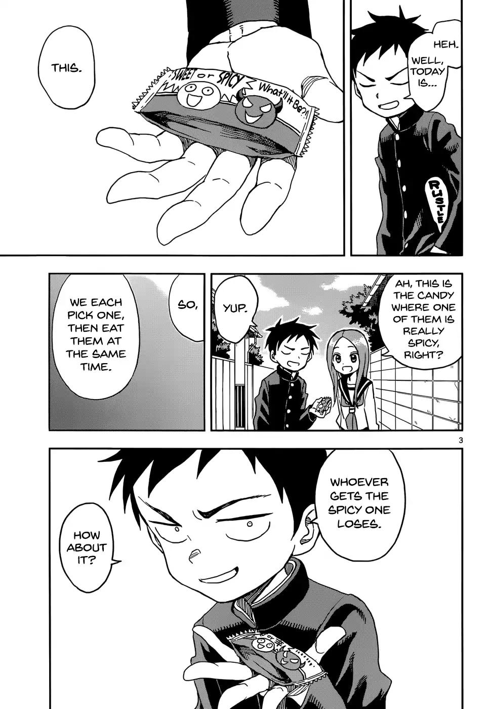 Karakai Jouzu no Takagi-san Chapter 83 page 4 - Chapter 83: Candy