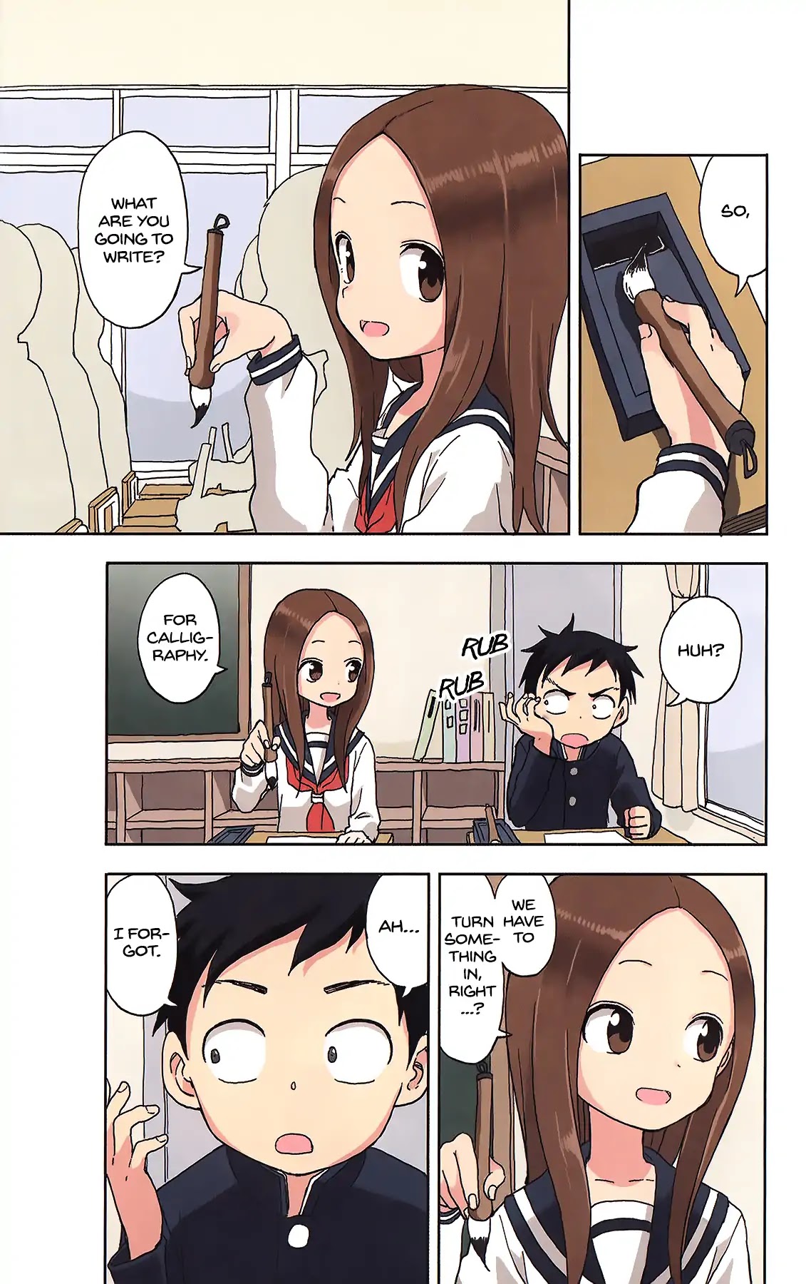 Karakai Jouzu no Takagi-san Chapter 84.5 page 2 - Chapter 84.5: Blu-Ray Vol.1 Extra