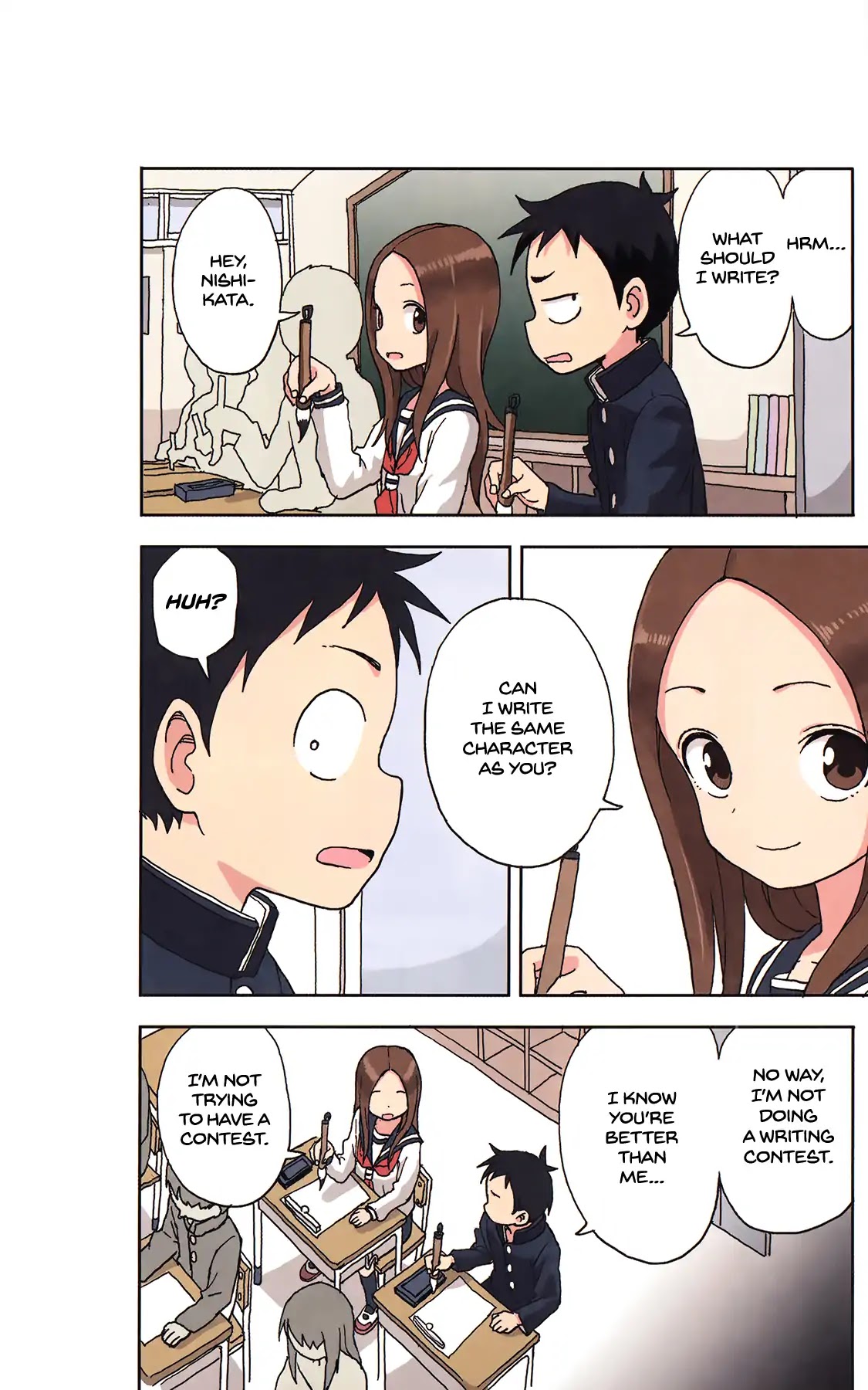 Karakai Jouzu no Takagi-san Chapter 84.5 page 3 - Chapter 84.5: Blu-Ray Vol.1 Extra