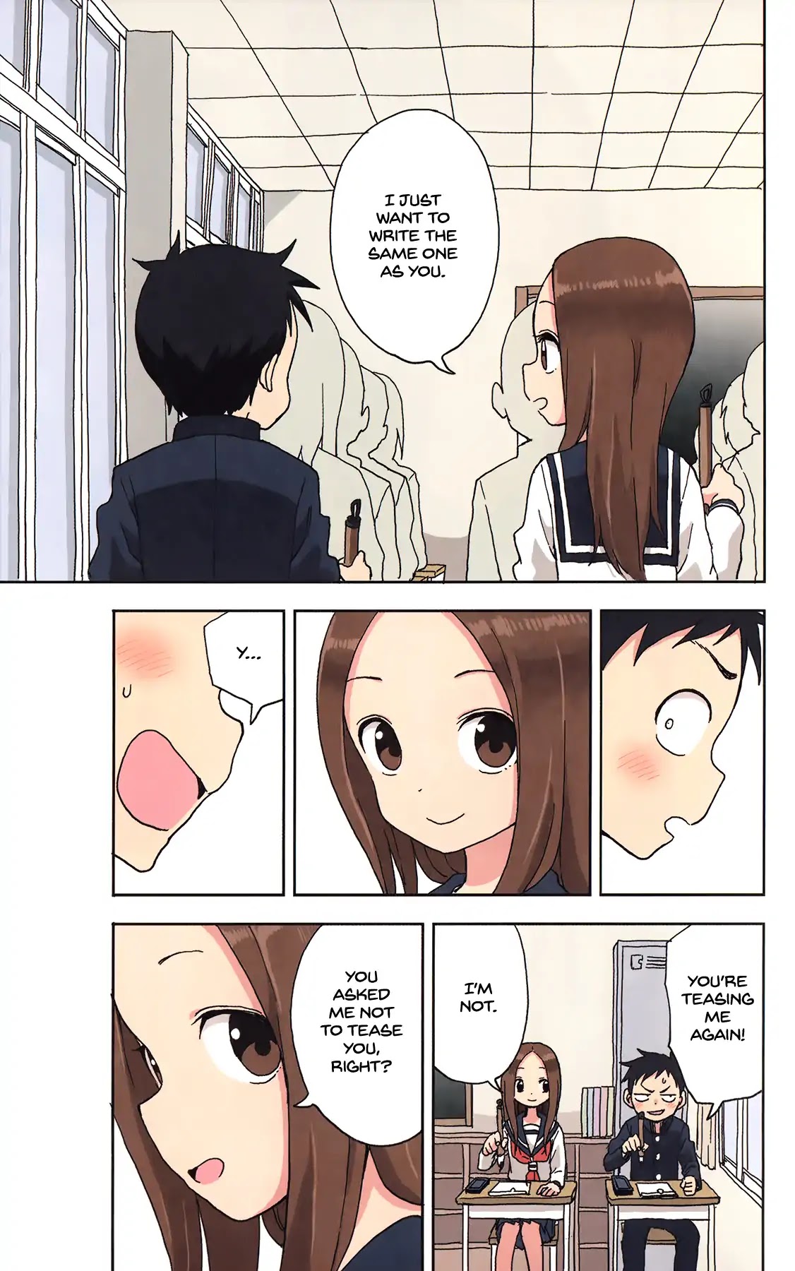 Karakai Jouzu no Takagi-san Chapter 84.5 page 4 - Chapter 84.5: Blu-Ray Vol.1 Extra