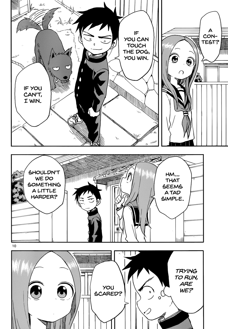 Karakai Jouzu no Takagi-san Chapter 85 page 10 - Chapter 85: Dog