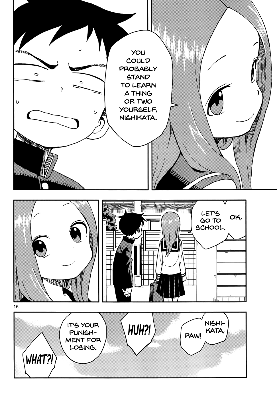 Karakai Jouzu no Takagi-san Chapter 85 page 16 - Chapter 85: Dog