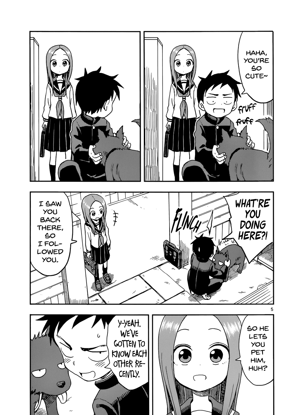 Karakai Jouzu no Takagi-san Chapter 85 page 5 - Chapter 85: Dog