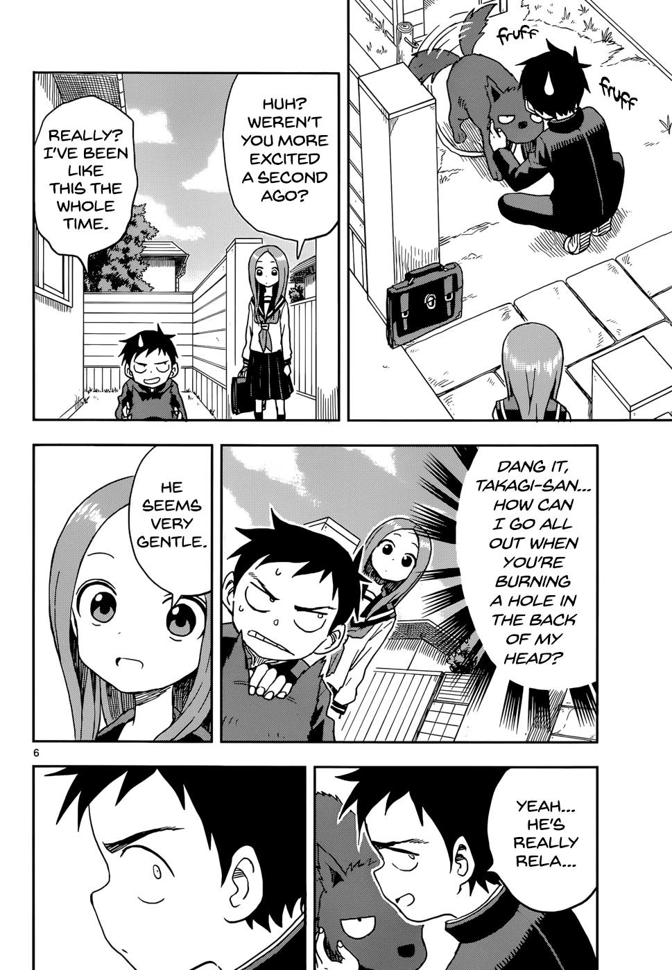 Karakai Jouzu no Takagi-san Chapter 85 page 6 - Chapter 85: Dog