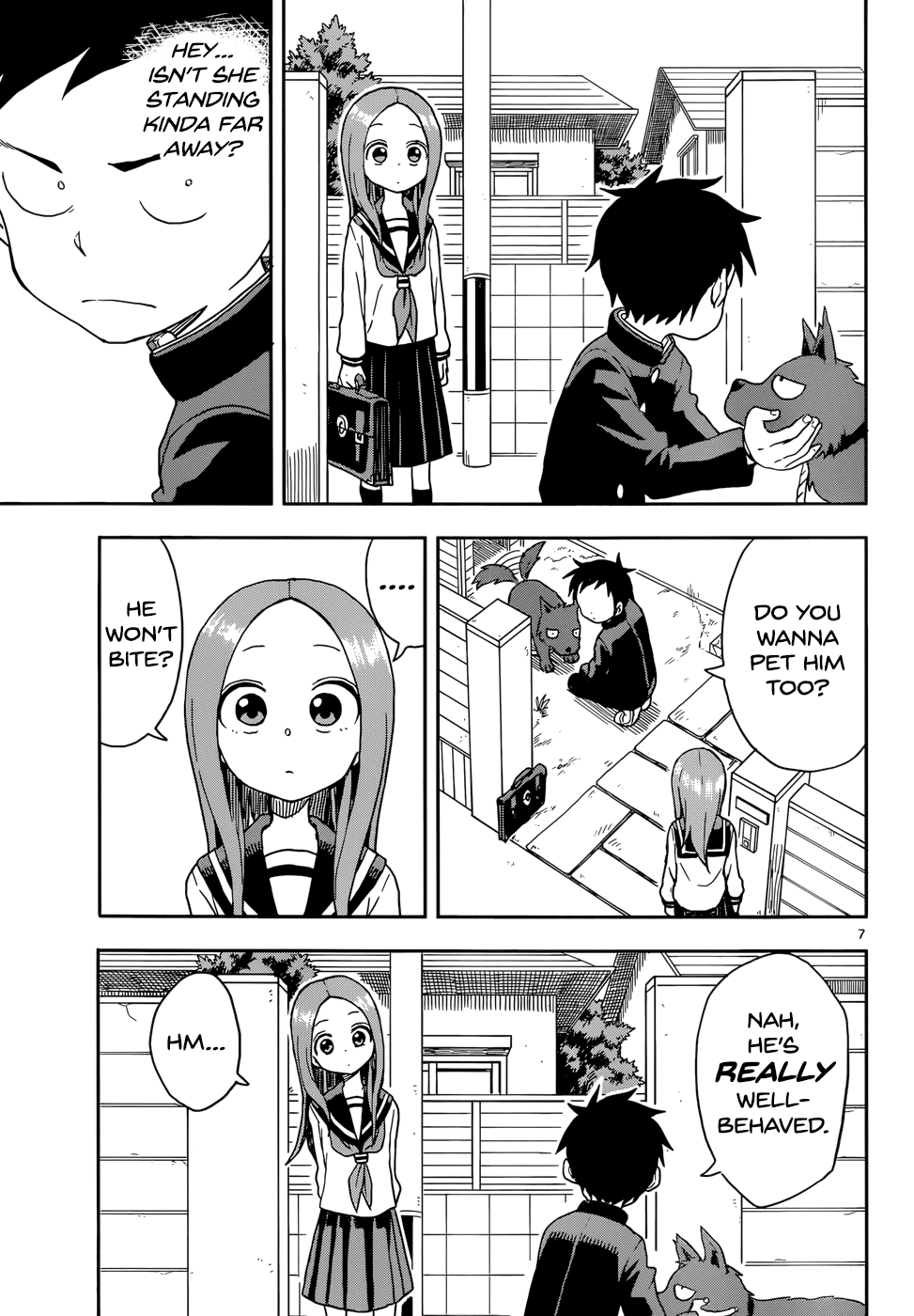 Karakai Jouzu no Takagi-san Chapter 85 page 7 - Chapter 85: Dog