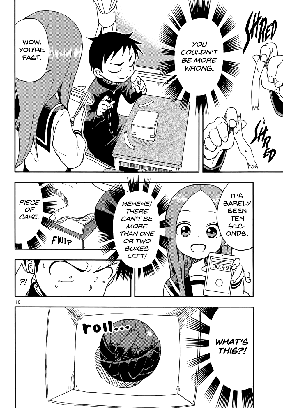 Karakai Jouzu no Takagi-san Chapter 87 page 10 - Chapter 87: Box