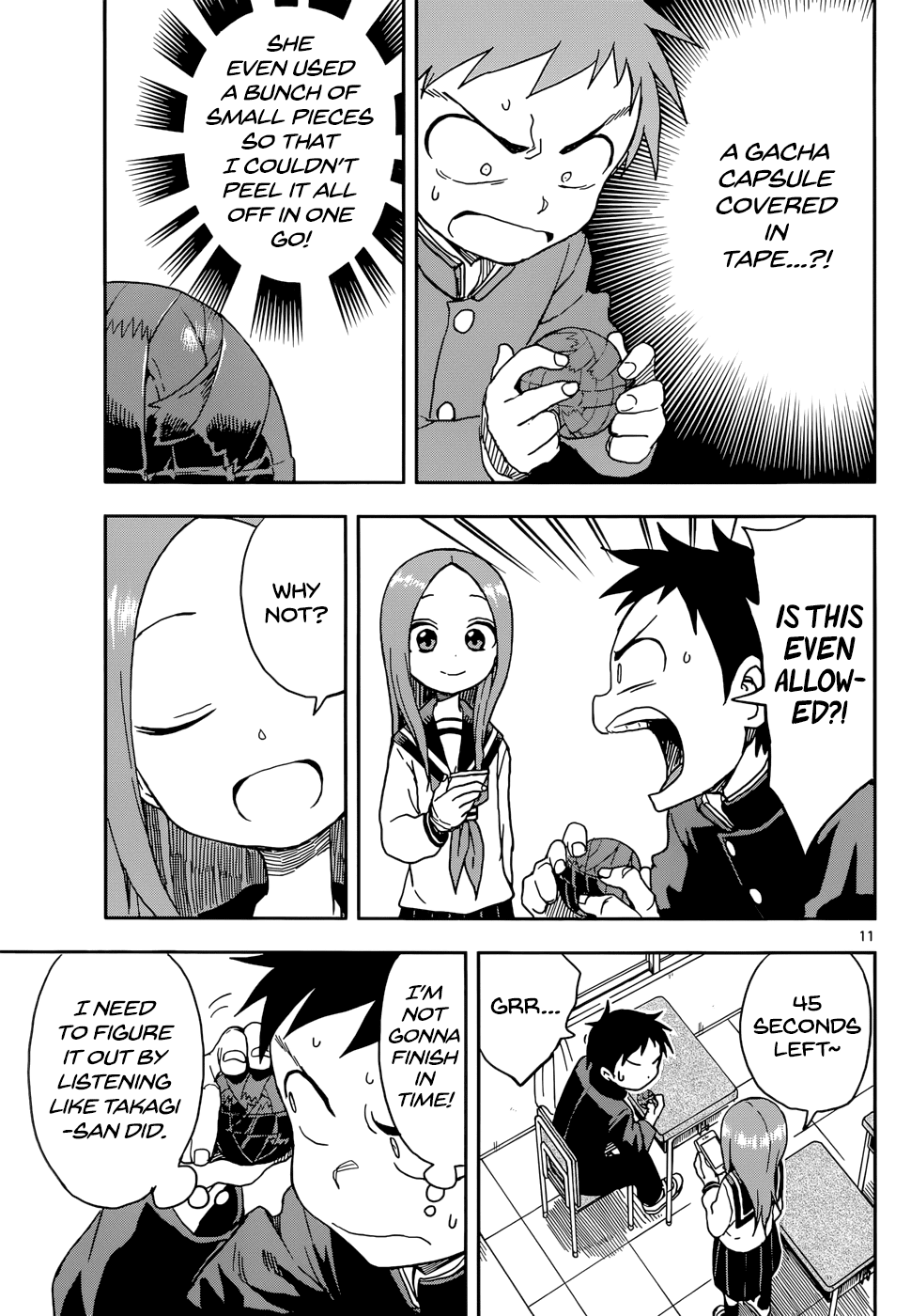 Karakai Jouzu no Takagi-san Chapter 87 page 11 - Chapter 87: Box