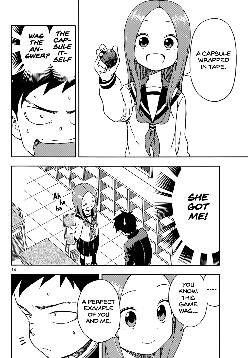 Karakai Jouzu no Takagi-san Chapter 87 page 14 - Chapter 87: Box
