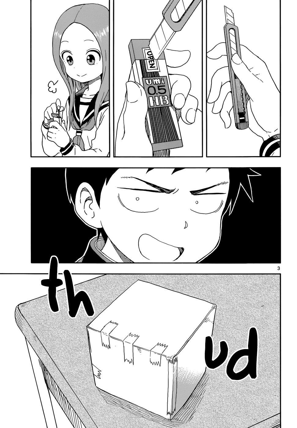 Karakai Jouzu no Takagi-san Chapter 87 page 3 - Chapter 87: Box