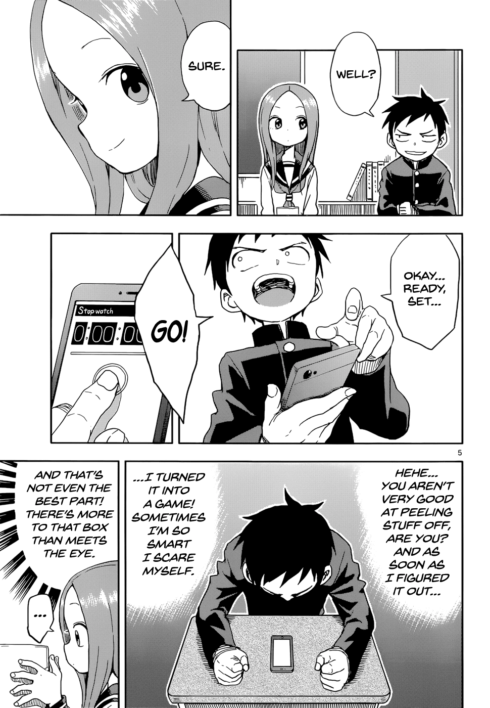 Karakai Jouzu no Takagi-san Chapter 87 page 5 - Chapter 87: Box