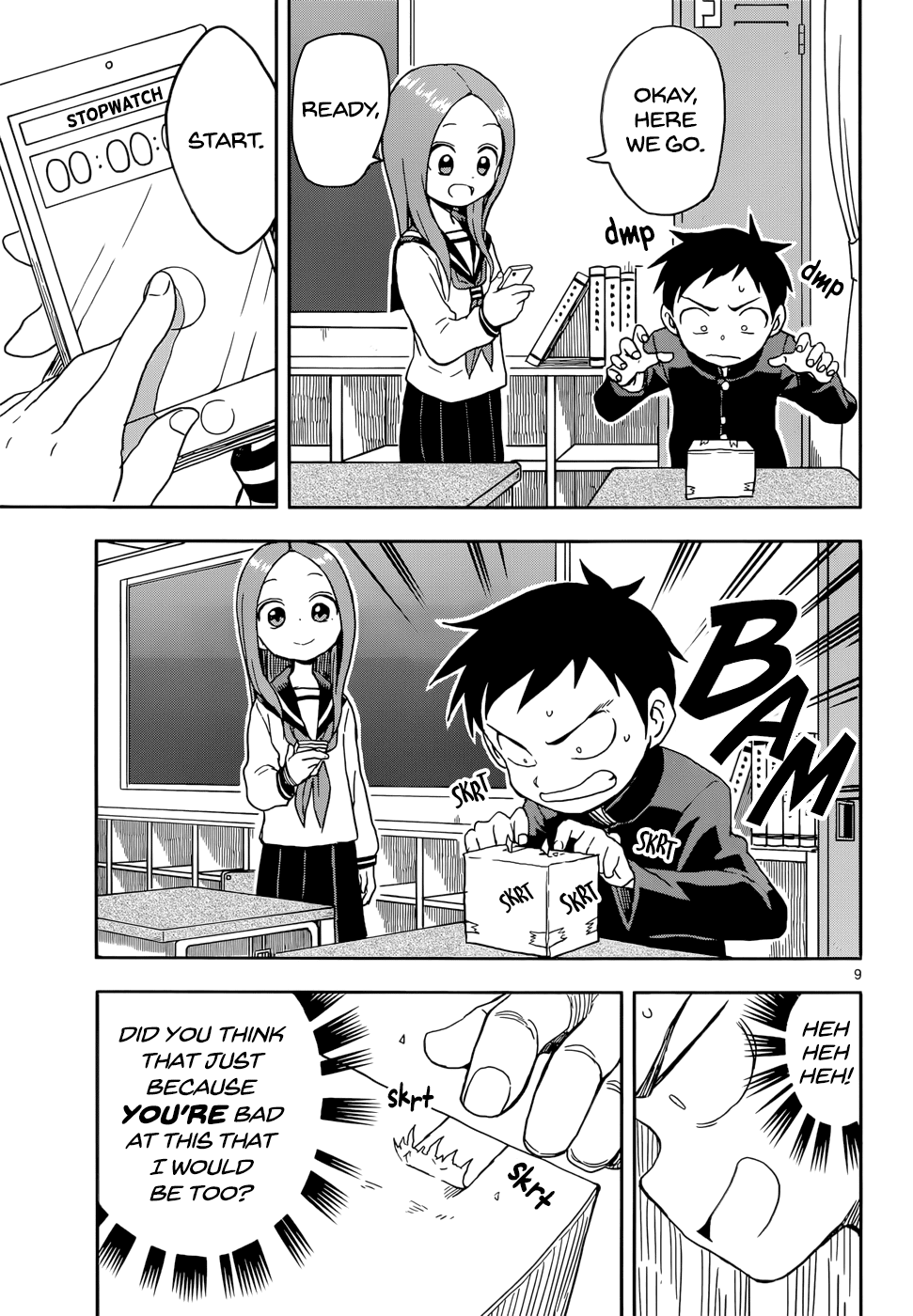 Karakai Jouzu no Takagi-san Chapter 87 page 9 - Chapter 87: Box