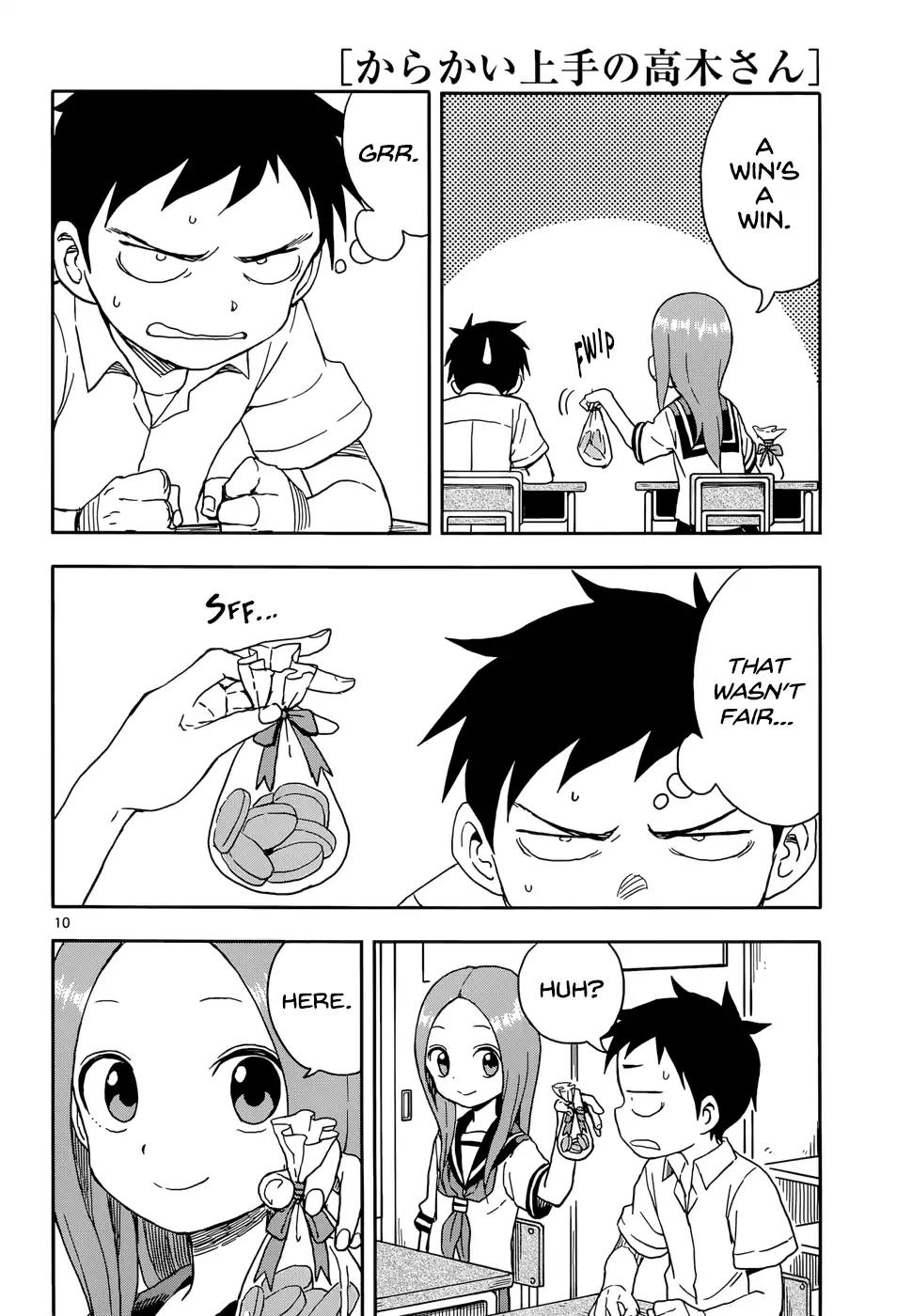 Karakai Jouzu no Takagi-san Chapter 88 page 10 - Chapter 88: Cookies
