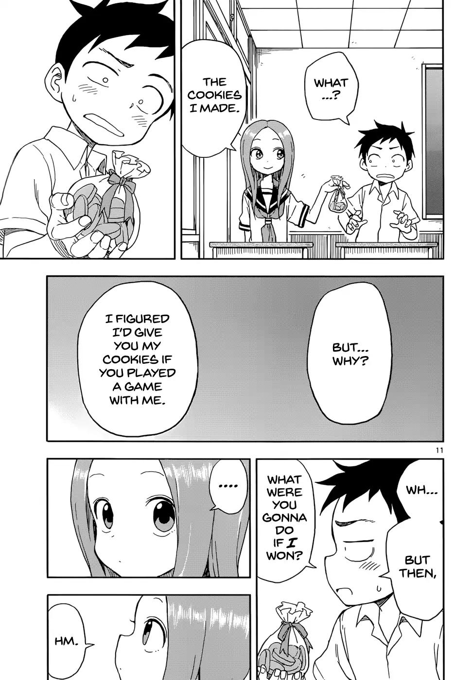 Karakai Jouzu no Takagi-san Chapter 88 page 11 - Chapter 88: Cookies