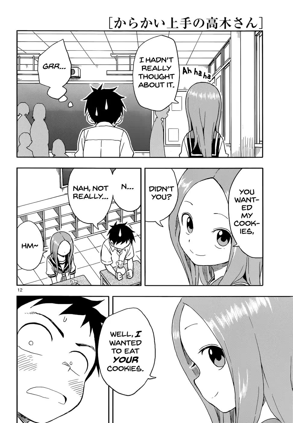 Karakai Jouzu no Takagi-san Chapter 88 page 12 - Chapter 88: Cookies
