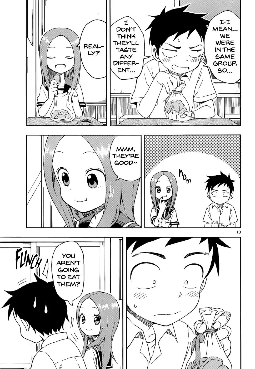 Karakai Jouzu no Takagi-san Chapter 88 page 13 - Chapter 88: Cookies