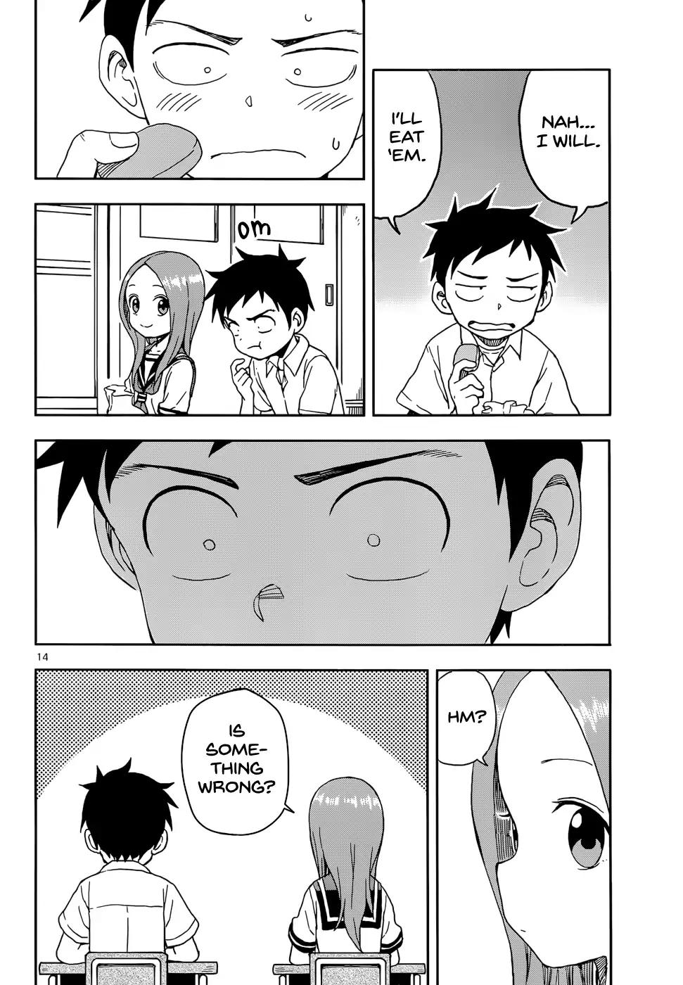 Karakai Jouzu no Takagi-san Chapter 88 page 14 - Chapter 88: Cookies