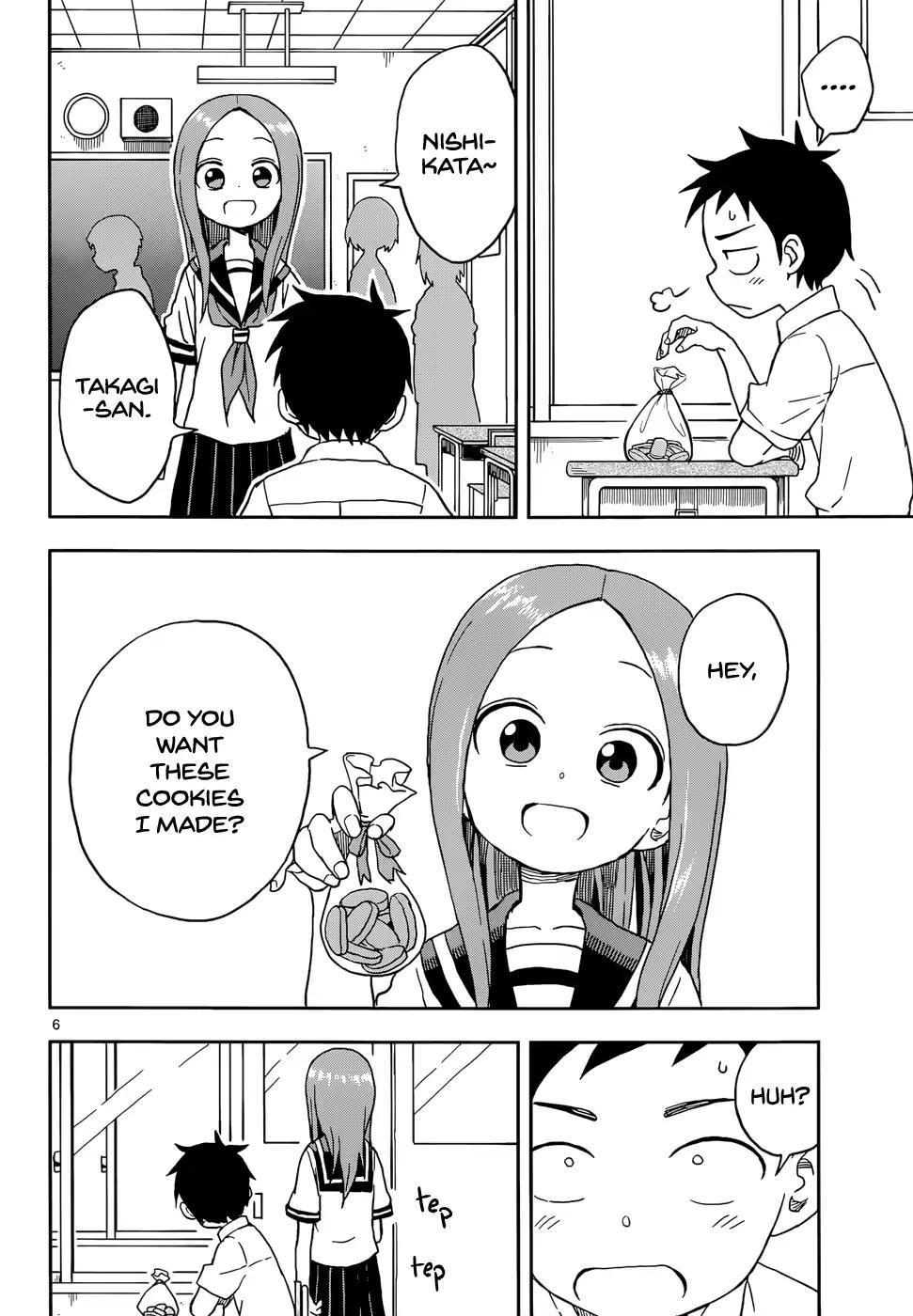 Karakai Jouzu no Takagi-san Chapter 88 page 6 - Chapter 88: Cookies