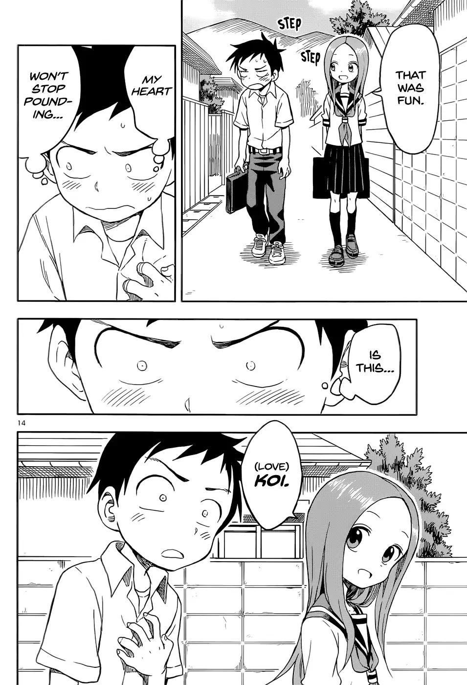 Karakai Jouzu no Takagi-san Chapter 89 page 14 - Chapter 89: Fishing