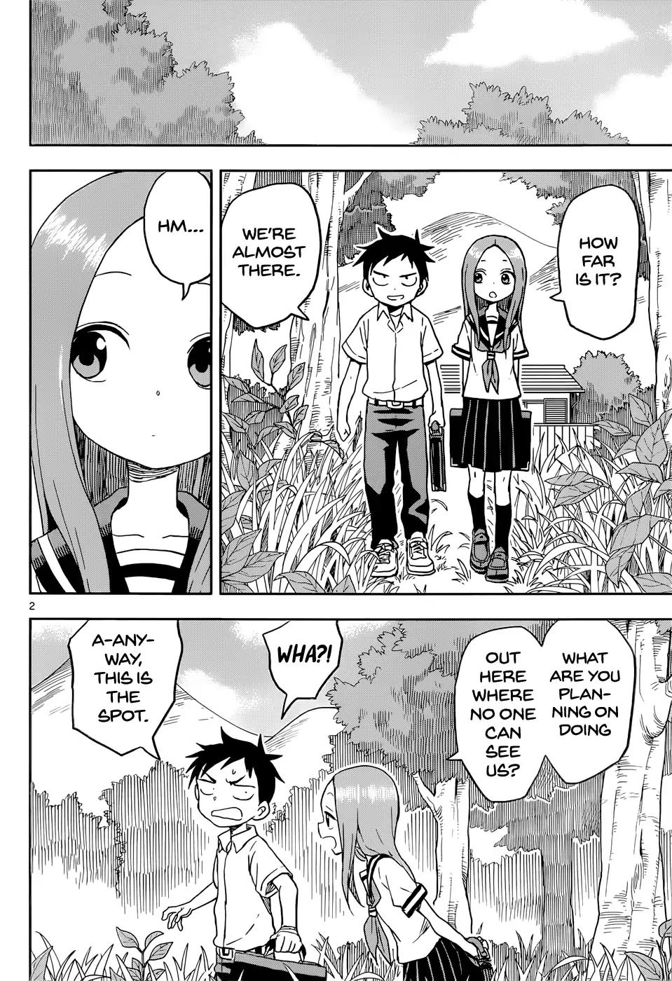 Karakai Jouzu no Takagi-san Chapter 89 page 2 - Chapter 89: Fishing