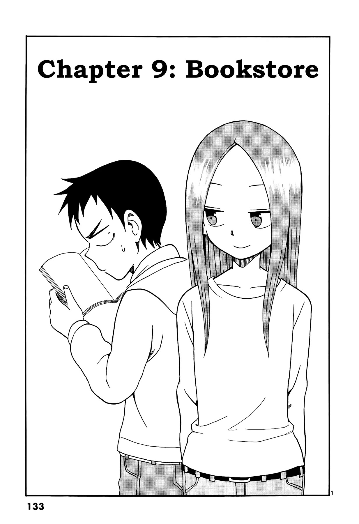Karakai Jouzu no Takagi-san Chapter 9 page 2 - Chapter 9: Bookstore