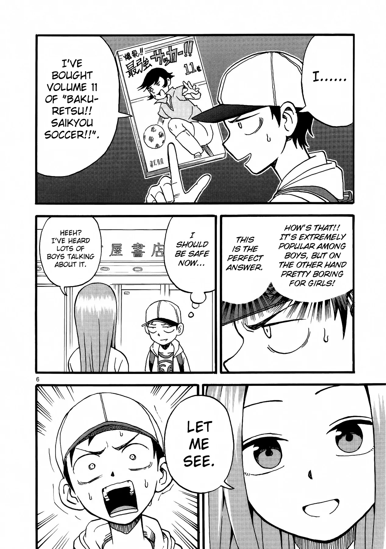 Karakai Jouzu no Takagi-san Chapter 9 page 7 - Chapter 9: Bookstore