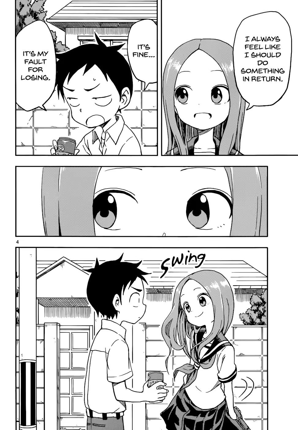 Karakai Jouzu no Takagi-san Chapter 90 page 4 - Chapter 90: Blood Type