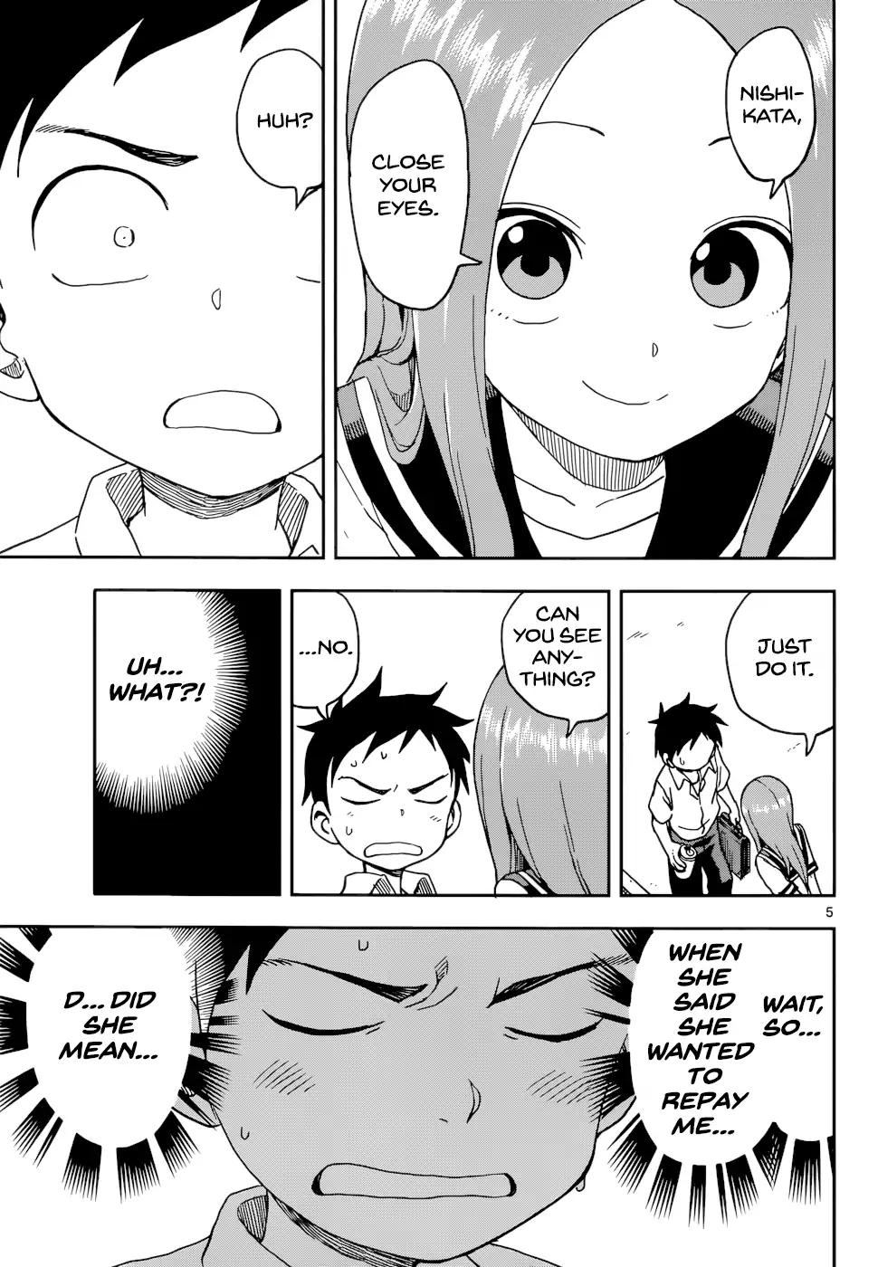 Karakai Jouzu no Takagi-san Chapter 90 page 5 - Chapter 90: Blood Type