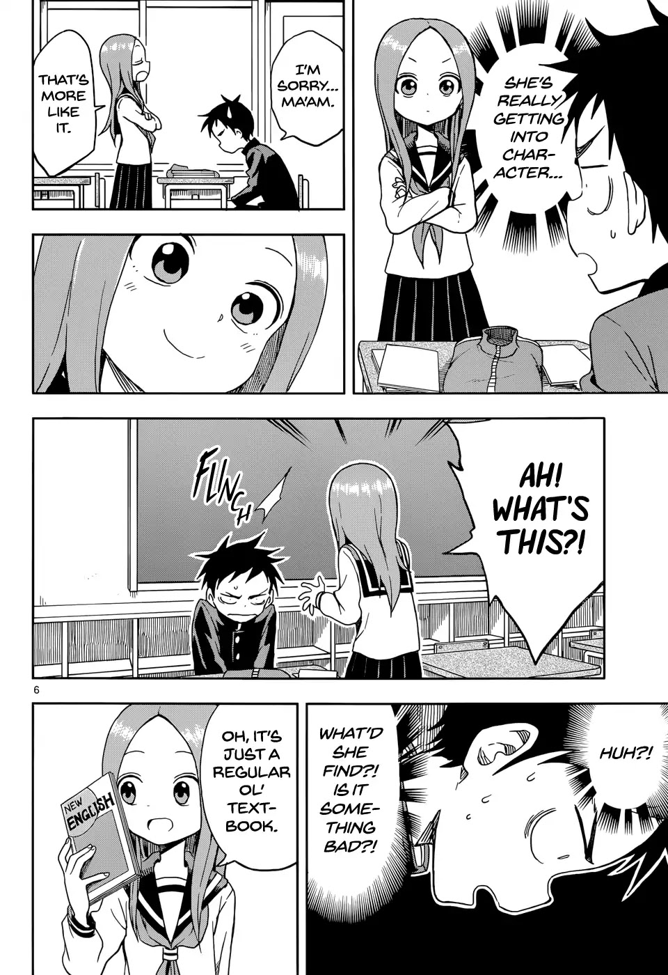 Karakai Jouzu no Takagi-san Chapter 91 page 6 - Chapter 91: Bag Inspection