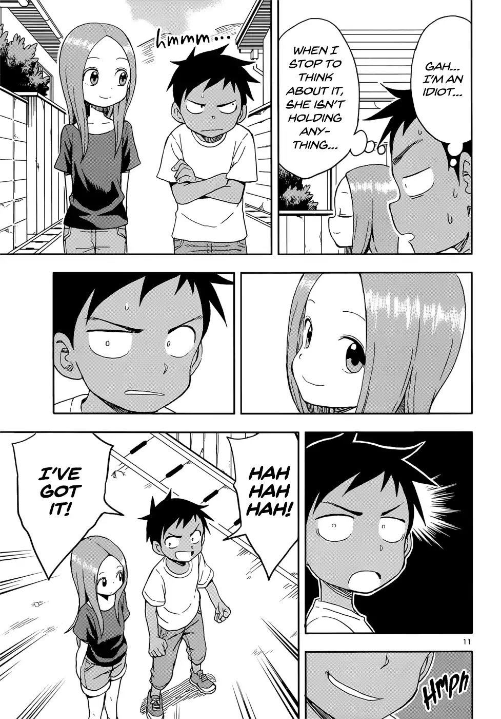 Karakai Jouzu no Takagi-san Chapter 92 page 11 - Chapter 92: Sunburn