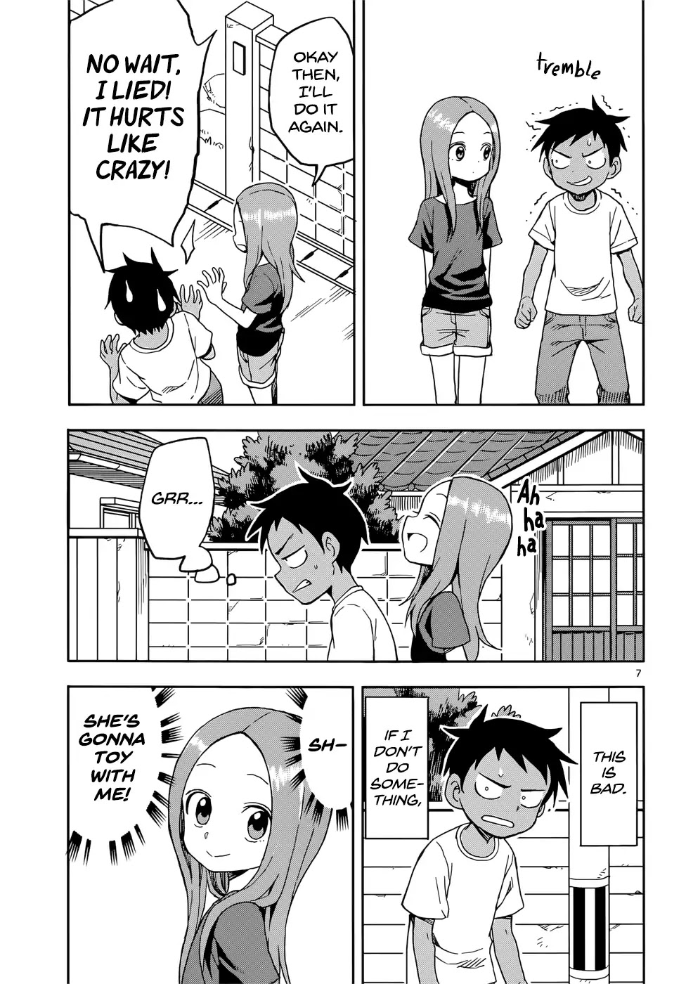 Karakai Jouzu no Takagi-san Chapter 92 page 7 - Chapter 92: Sunburn