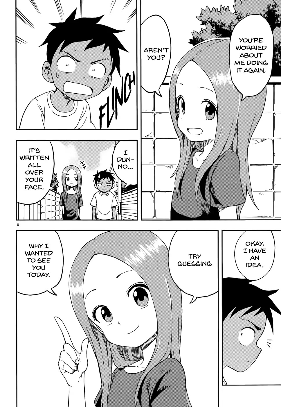 Karakai Jouzu no Takagi-san Chapter 92 page 8 - Chapter 92: Sunburn