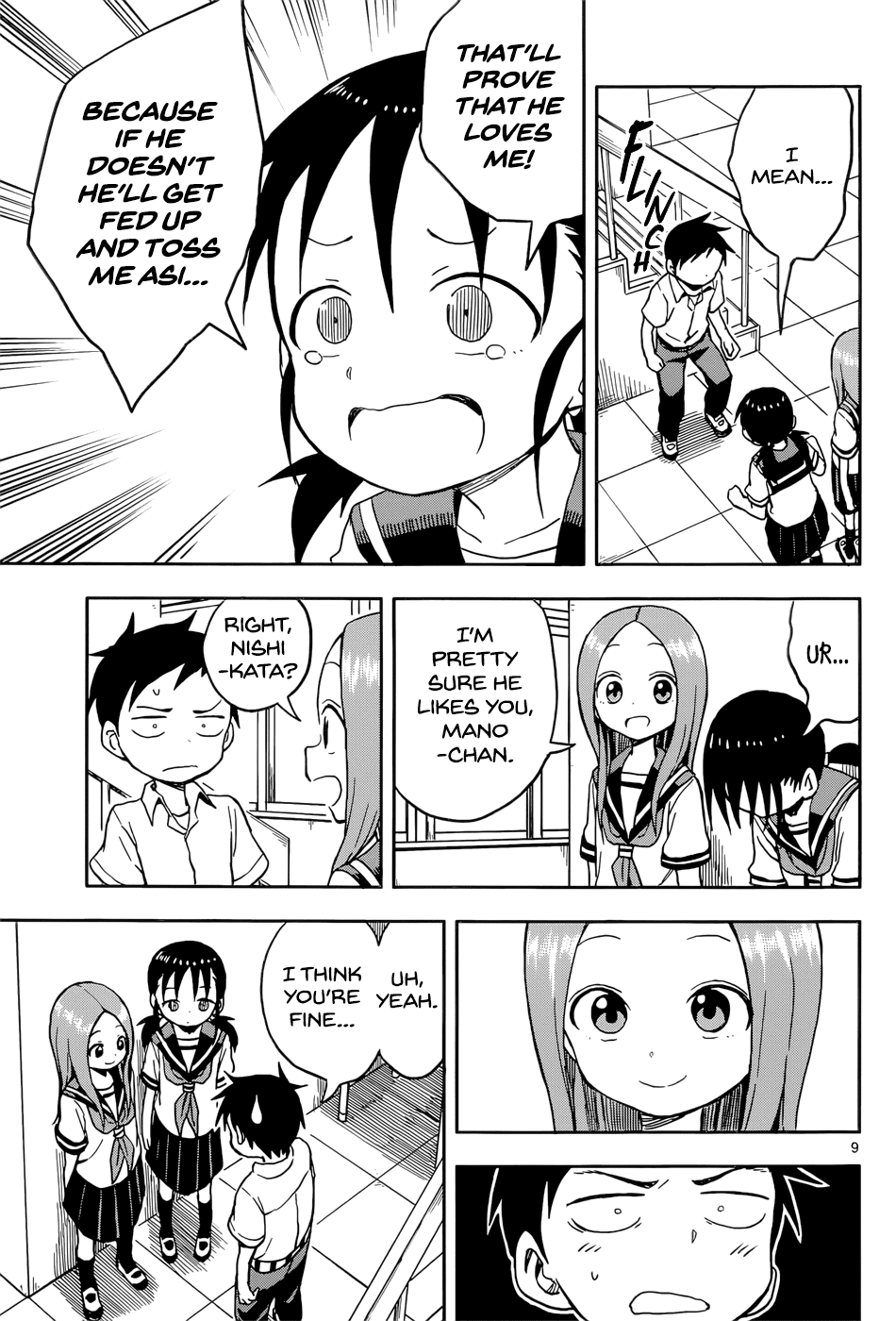 Karakai Jouzu no Takagi-san Chapter 93 page 10 - Chapter 93: Jealousy