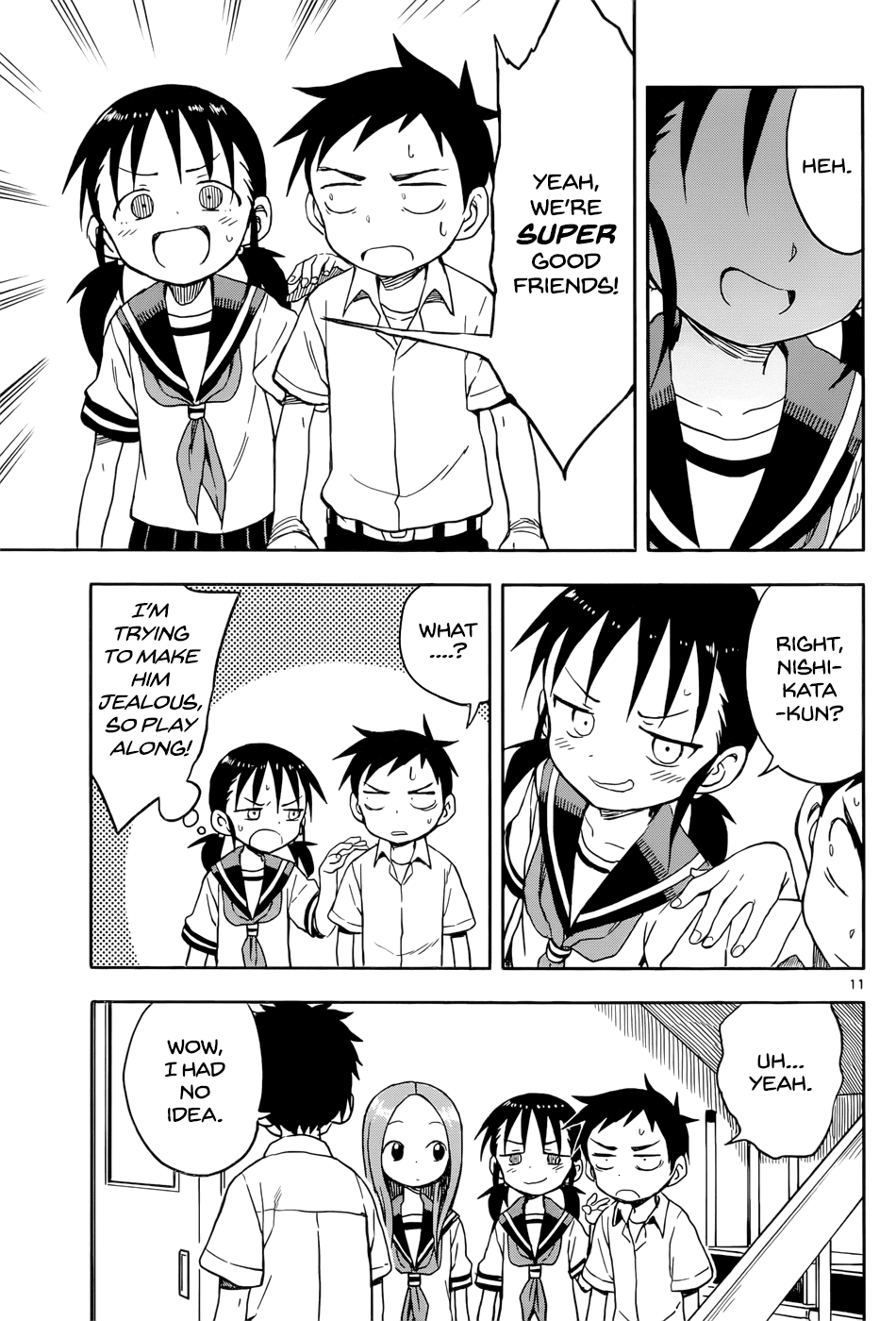 Karakai Jouzu no Takagi-san Chapter 93 page 12 - Chapter 93: Jealousy