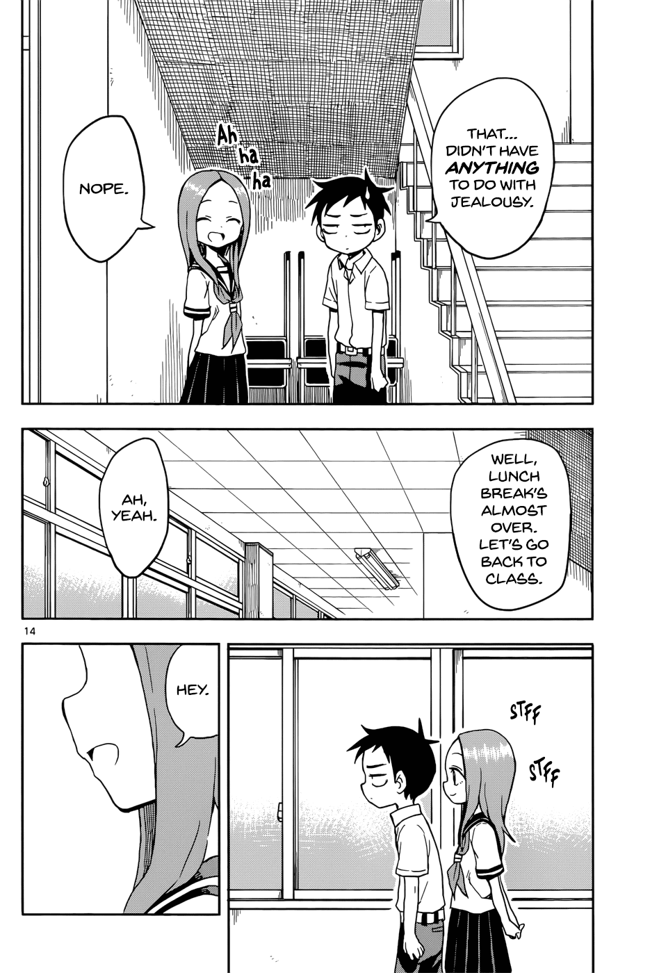 Karakai Jouzu no Takagi-san Chapter 93 page 15 - Chapter 93: Jealousy