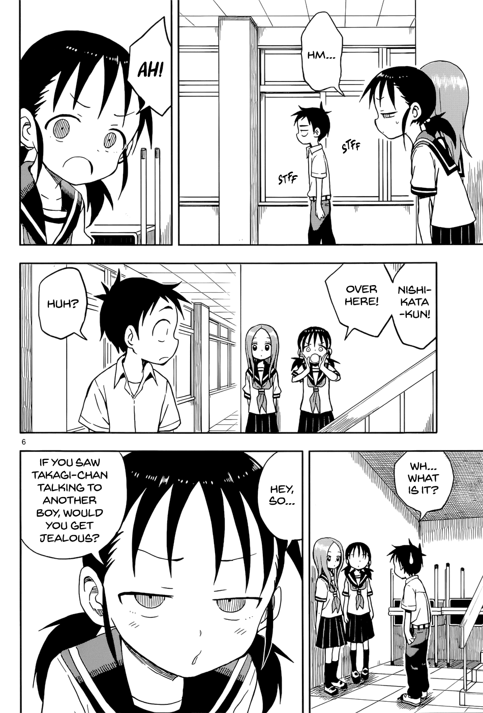 Karakai Jouzu no Takagi-san Chapter 93 page 7 - Chapter 93: Jealousy