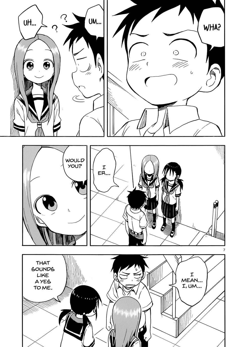 Karakai Jouzu no Takagi-san Chapter 93 page 8 - Chapter 93: Jealousy