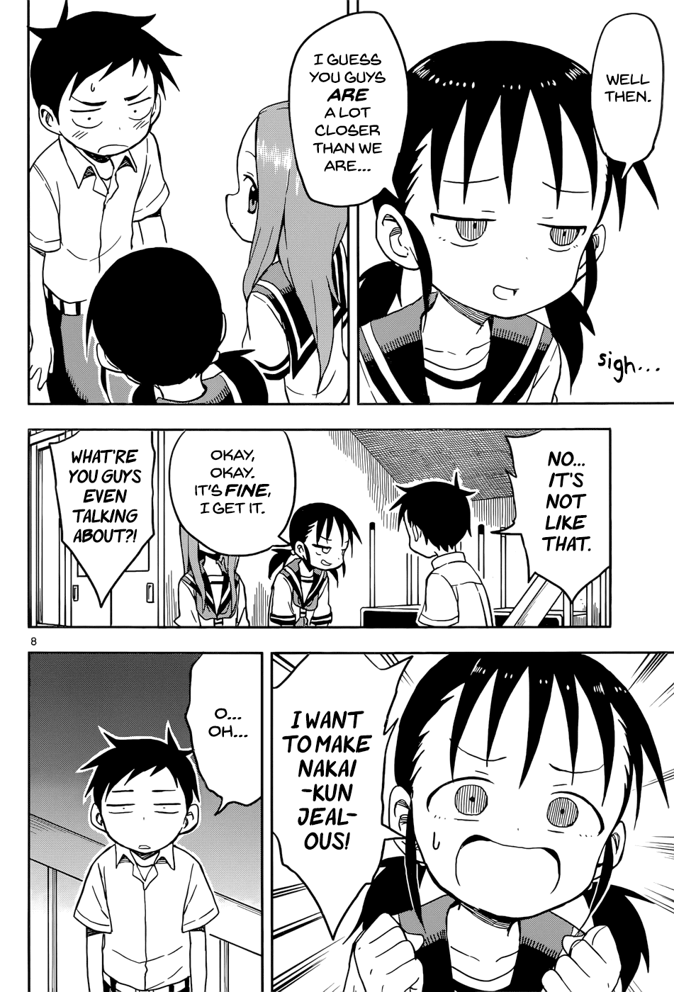 Karakai Jouzu no Takagi-san Chapter 93 page 9 - Chapter 93: Jealousy